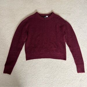 H&M Divided Red Sweater Extra Small